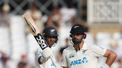 ENG vs NZ, 3rd Test: Rachin Ravindra's unbeaten fifty kept England at bay (Action Images via Reuters)