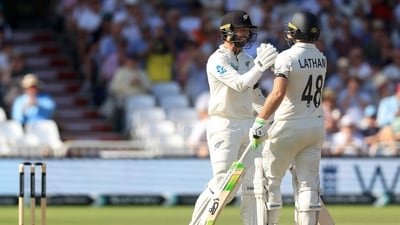 Devon Conway and Tom Latham added 317 for the opening stand. (AFP)