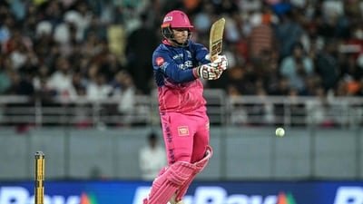 Vaibhav Sooryavanshi for Rajasthan Royals. (AFP)