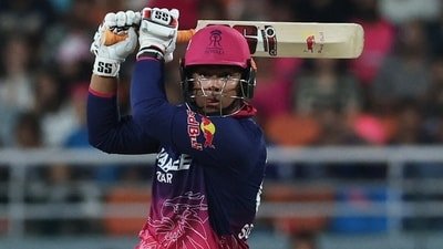 Rajasthan Royals' Vaibhav Sooryavanshi in action (REUTERS)