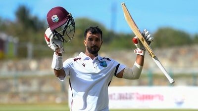 What an innings by Amir Jangoo! (AFP)