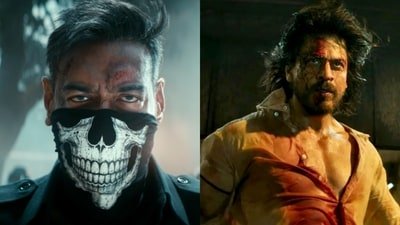 Ajay Devgn in Chauhaan and Shah Rukh Khan in Pathaan,