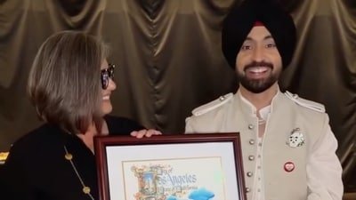 Diljit Dosanjh gets a major global honour as Los Angeles announces Diljit Dosanjh Day. Diljit Dosanjh gets a major global honour as Los Angeles announces Diljit Dosanjh Day.