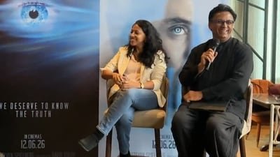 Nimisha Mittal and Ram Madhvani at the event in Mumbai.