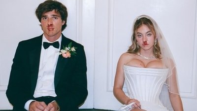 Jacob Elordi and Sydney Sweeney play Nate and Cassie in Euphoria. (HBO Max)