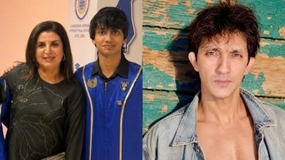 Farah Khan says she can't tell her son Czar and husband Shirish Kunder apart anymore.