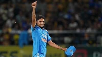 Gurnoor Brar claimed three wickets on his ODI debut. (AP Photo)