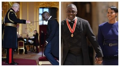 Idris Elba received one of the highest honours, not for his acting ability, but for his service to young people. (Instagram)