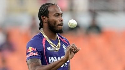 Jofra Archer was with RR for the entirety of the IPL season, causing criticism. (AP Photo)