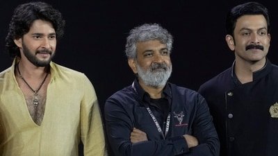 Prithviraj Sukumaran reveals how he and Mahesh Babu had to give 97 takes for one perfect shot during Varanasi.