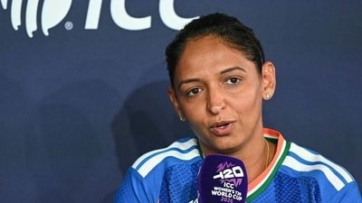 Harmanpreet Kaur refused to be drawn into the handshake chatter (HT_PRINT)