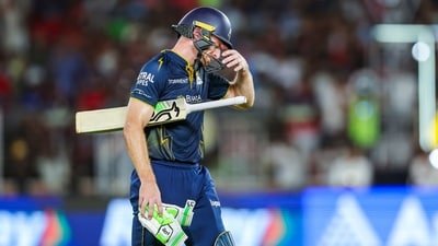 Jos Buttler had a flop outing with the bat in GT's loss to RCB in the final. (ANI Pic Service)