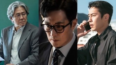 Choi Min Sik, So Ji Sub, Lee Jae Wook in stills from upcoming k-dramas (ENA/Netflix/SBS)