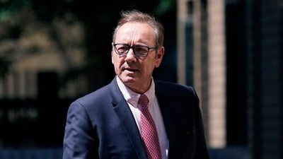 In 2025, Kevin Spacey was the guest of honor at the Better World Fund's gala dinner during the Cannes Film Festival. (AP Photo/Alberto Pezzali, File) (AP)
