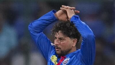 Kuldeep Yadav during the Indian Premier League against Punjab Kings, in New Delhi 2026. (PTI)