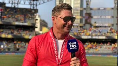 Michael Clarke recounts horror accident after IPL 2026 final. (X/@MClarke23)