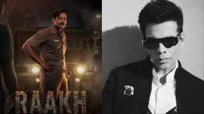 Karan Johar reviews Raakh. Karan Johar reviews Raakh.