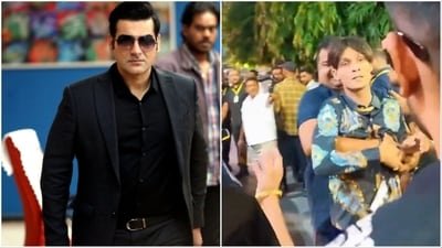 Arbaaz Khan was left in shock after a man entered his car at Kolkata event. Arbaaz Khan was left in shock after a man entered his car at Kolkata event.