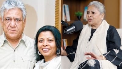 Om Puri's first wife spoke about his extramarital affair. Om Puri's first wife spoke about his extramarital affair.