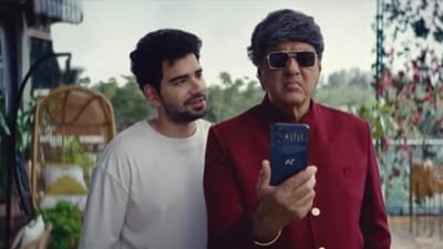 Mukesh Khanna's new commercial with Samay Raina has internet buzzing with reaction. Mukesh Khanna's new commercial with Samay Raina has internet buzzing with reaction.