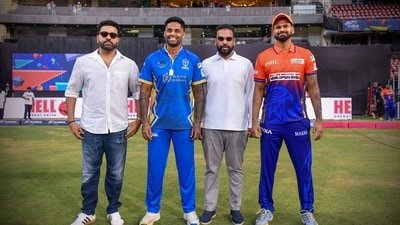 Rohit Sharma reacts to Shreyas replacing SKY. (PTI) Rohit Sharma reacts to Shreyas replacing SKY. (PTI)