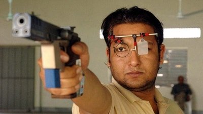 FILE IMAGE: Jaspal Rana is seen during the 4th Sajjan Singh Sethi Masters Shooting Championship, in Jalandhar, Punjab, (PTI) FILE IMAGE: Jaspal Rana is seen during the 4th Sajjan Singh Sethi Masters Shooting Championship, in Jalandhar, Punjab, (PTI)