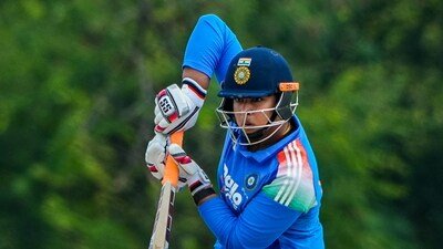 **EDS: THIRD PARTY IMAGE** In this image received on June 17, 2026, India's Vaibhav Sooryavanshi plays a shot during the fifth match between India A and Afghanistan A in the Tri-Nation A Series, in Dambulla, Sri Lanka. (SLC via PTI Photo) (PTI06_17_2026_000173B) (SLC)