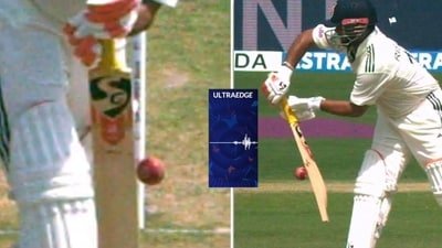 Rishabh Pant got a big reprieve against Azmatullah Omarzai. (X images) Rishabh Pant got a big reprieve against Azmatullah Omarzai. (X images)
