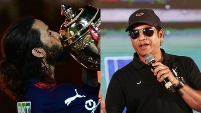 Sachin Tendulkar hails Rajat Patidar's leadership after RCB's title defence. (AFP and PTI Images) Sachin Tendulkar hails Rajat Patidar's leadership after RCB's title defence. (AFP and PTI Images)