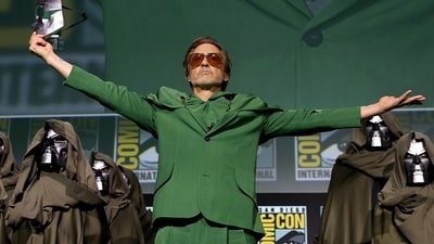 Robert Downey Jr at Comic Con 2024 at the announcement of Avengers: Doomsday. (D23) Robert Downey Jr at Comic Con 2024 at the announcement of Avengers: Doomsday. (D23)