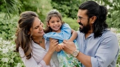 Ram and Upasana with Klin Ram and Upasana with Klin