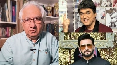Lalit Parimoo reacts to Mukesh Khanna's decision of not letting Ranveer Singh lead Shaktimaan film. Lalit Parimoo reacts to Mukesh Khanna's decision of not letting Ranveer Singh lead Shaktimaan film.