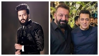Riteish Deshmukh shares a close bond with Salman Khan and Sanjay Dutt. Riteish Deshmukh shares a close bond with Salman Khan and Sanjay Dutt.