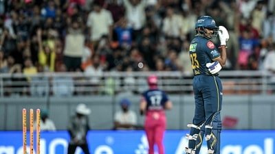 Sai Sudharsan can't bank on his form in the recently concluded IPL season. (AFP)