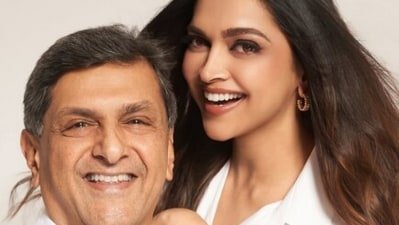 Deepika Padukone with father Prakash Padukone. Deepika Padukone with father Prakash Padukone.