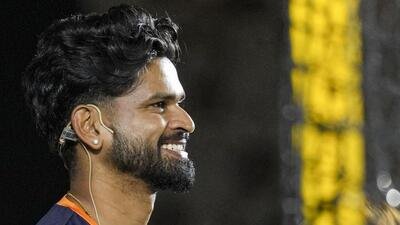 Shreyas Iyer, the newly appointed India T20 skipper, at an event in Mumbai on Sunday. (PTI) Shreyas Iyer, the newly appointed India T20 skipper, at an event in Mumbai on Sunday. (PTI)