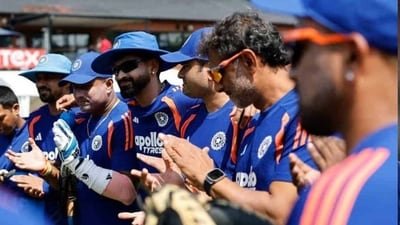 Shreyas Iyer addressed team huddle as T20I captain. (BCCI Image)
