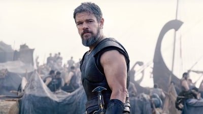Matt Damon in a still in Christopher Nolan's The Odyssey. Matt Damon in a still in Christopher Nolan's The Odyssey.