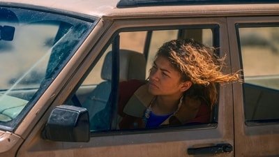 Zendaya as Rue from the third season of Euphoria. (Patrick Wymore/HBO via AP) (AP) Zendaya as Rue from the third season of Euphoria. (Patrick Wymore/HBO via AP) (AP)
