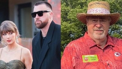 Travis Kelce's father is excited for son Travis's upcoming wedding.