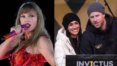 The report also highlighted Swift’s long-standing public friendship with Prince William, Harry’s older brother. (AFP, The Canadian Press via AP)