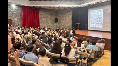 The Q&A session after the screening of Shadowbox at the Asian Women’s Film Festival 2026 (Courtesy AWFF)