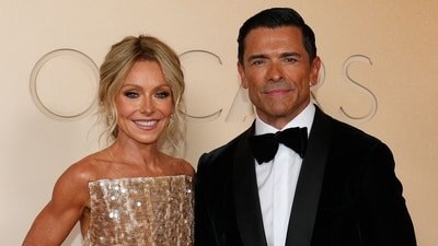 Kelly Ripa and Mark Consuelos are behind a new Hulu docuseries. (AFP)