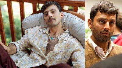 Actor Himansh Kohli and in a still from Aryabhatt Ka Zero (Photo: Instagram)
