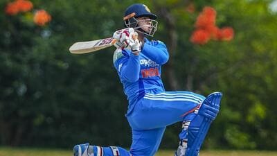 Vaibhav Sooryavanshi in action for India A against Afghanistan A during the recent tri-series. (SLC) Vaibhav Sooryavanshi in action for India A against Afghanistan A during the recent tri-series. (SLC)