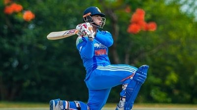 Vaibhav Sooryavanshi smashed 94 off just 29 deliveries against Sri Lanka A. (SLC)