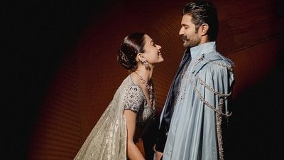 Rashmika Mandanna and Vijay Deverakonda tied the knot in an intimate wedding in Udaipur on February 26. Rashmika Mandanna and Vijay Deverakonda tied the knot in an intimate wedding in Udaipur on February 26.