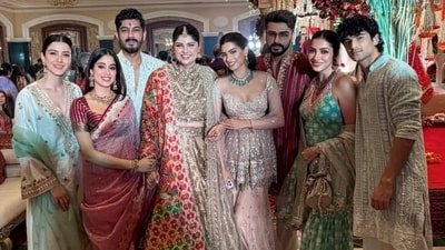 Anshula Kapoor's pre-wedding festivities kick in.