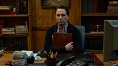 Matthew Rhys in Widow’s Bay, now streaming on Apple TV. Matthew Rhys in Widow’s Bay, now streaming on Apple TV.