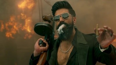 Yash as Raya in Toxic. Yash as Raya in Toxic.